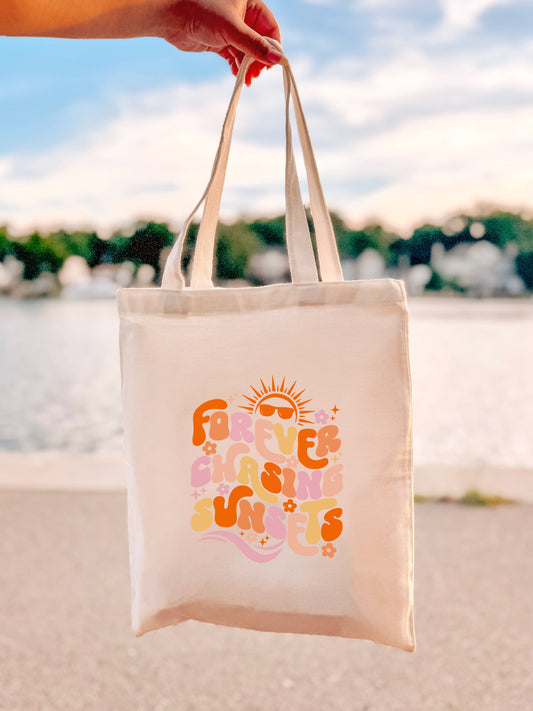 Chasing Sunsets Tote